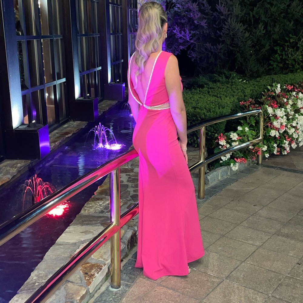 Pink dress very comfortable thick material